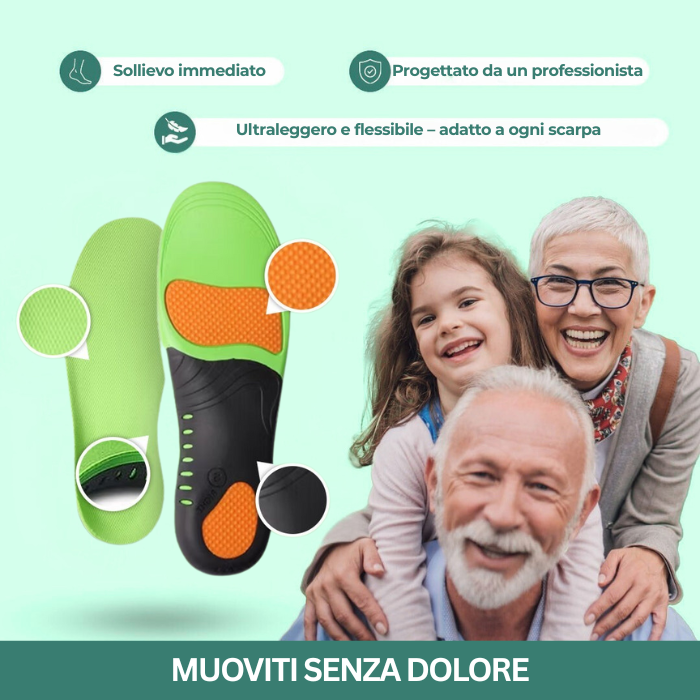 Ortolex Soletta Ortopedica | Antidolorifica e ammortizzante