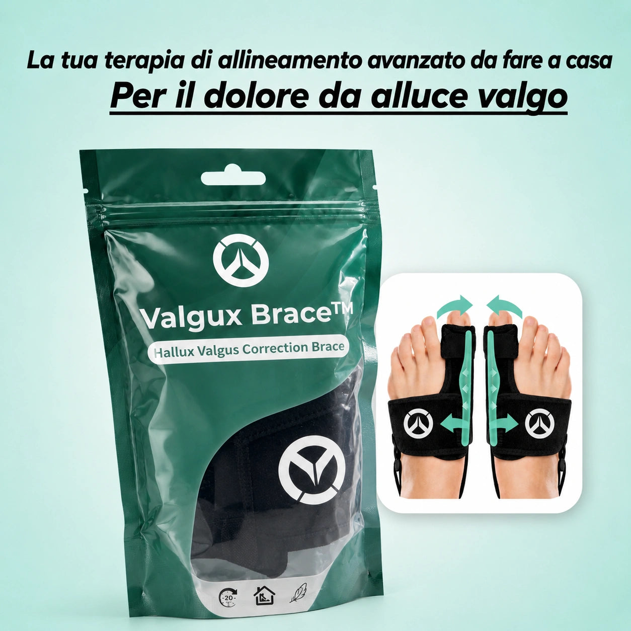 Valgux™ Tutore | Correttore dell’alluce valgo (Hallux Valgus)