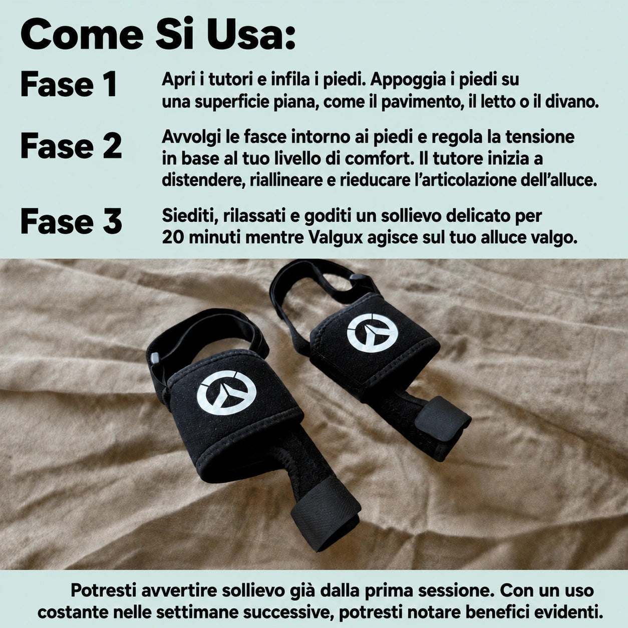 Valgux™ Tutore | Correttore dell’alluce valgo (Hallux Valgus)