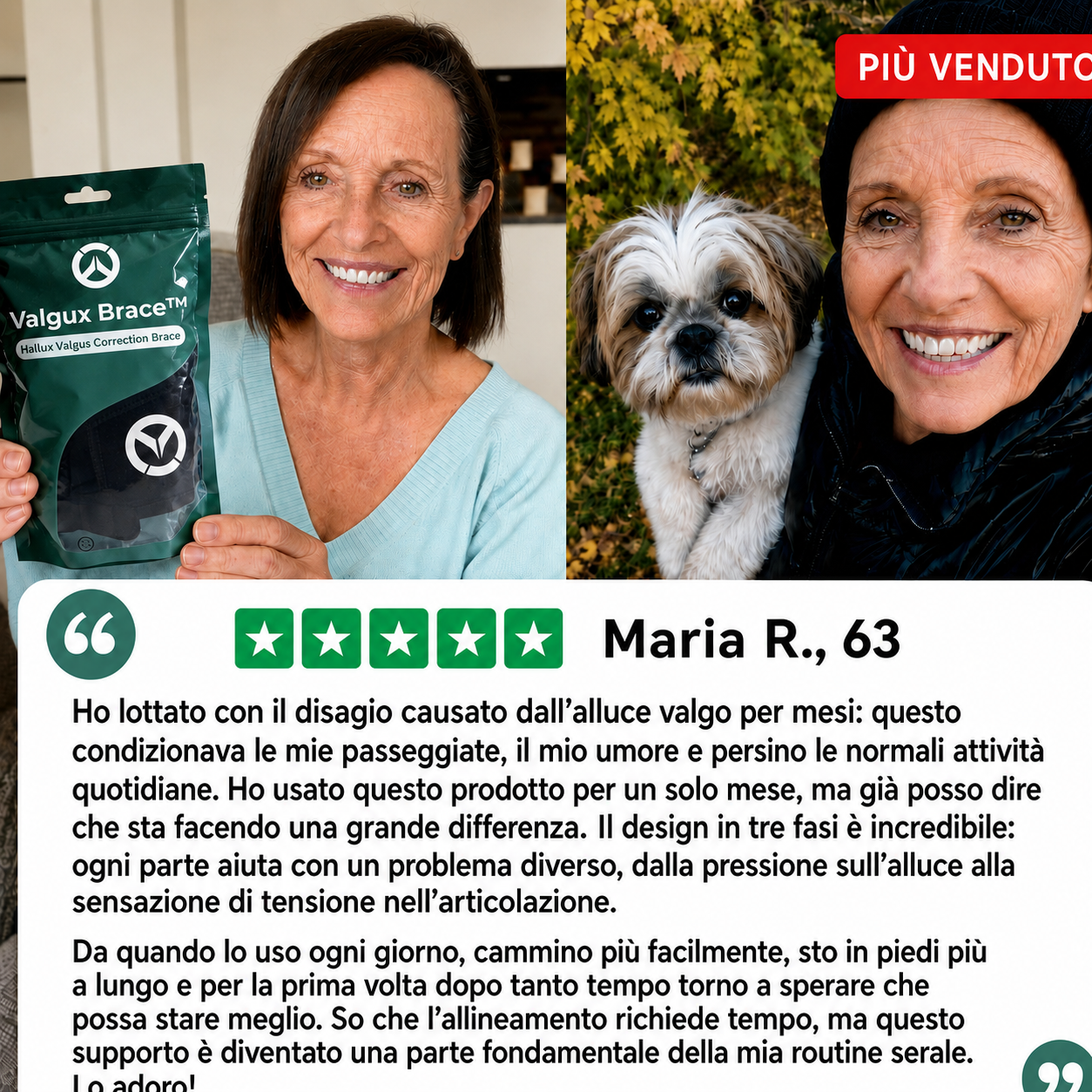 Valgux™ Tutore | Correttore dell’alluce valgo (Hallux Valgus)